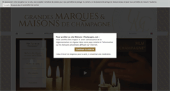 Desktop Screenshot of maisons-champagne.com